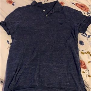 American Eagle Men’s Navy Blue polo